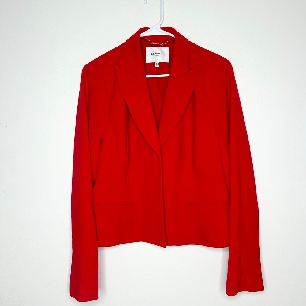 L.K. Bennett Red Blazer